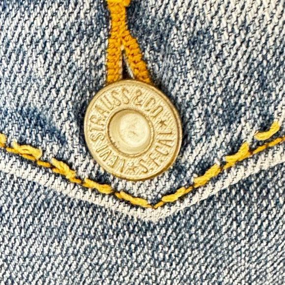 Levi’s 515 Bermuda  Shorts size 12 denim blue - Picture 5 of 12